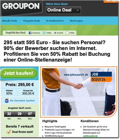 Coupon Marketing Fur Online Jobborsen Joblog Der Job Karriere Blog